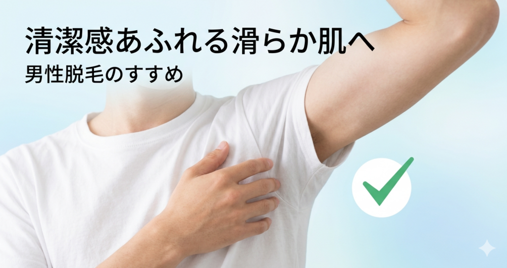 メンズ脇脱毛RINXで5回通った体験レポートのアイキャッチ画像