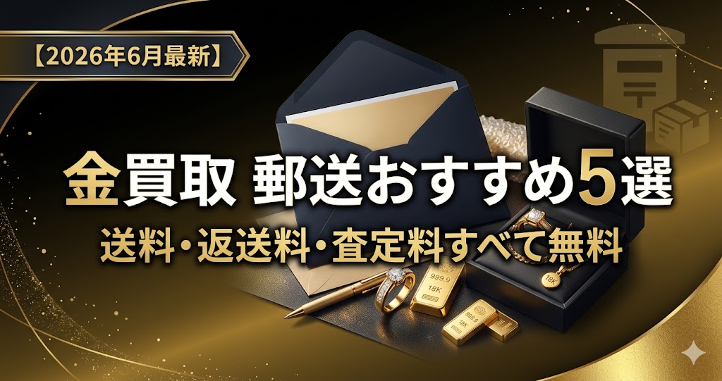 金買取郵送おすすめ5選の比較画像