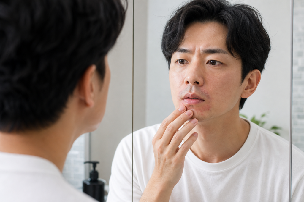毛嚢炎 髭剃り｜繰り返す原因と根本解決策
